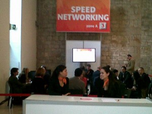 Imagen de la zona donde se ha realizado el Speed Networking