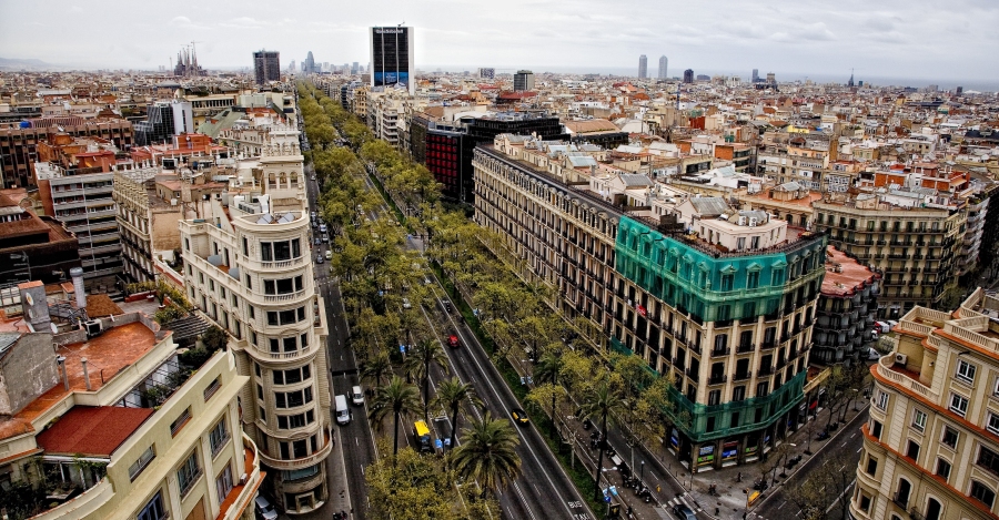 Vista de la Diagonal de Barcelona. Fuente: El Pais.