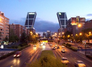 Paseo de la Castellana, Madrid. Fuente: www.fotosdemadrid.es