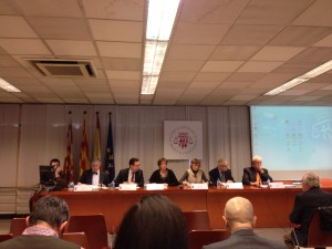 Imagen de la segunda mesa de la jornada "El derecho de autodeterminación: análisis jurídico"