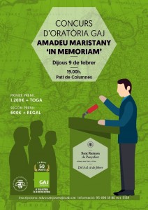 Concurs d'Oratoria Amadeu Maristany